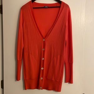 JCrew long merino cardigan